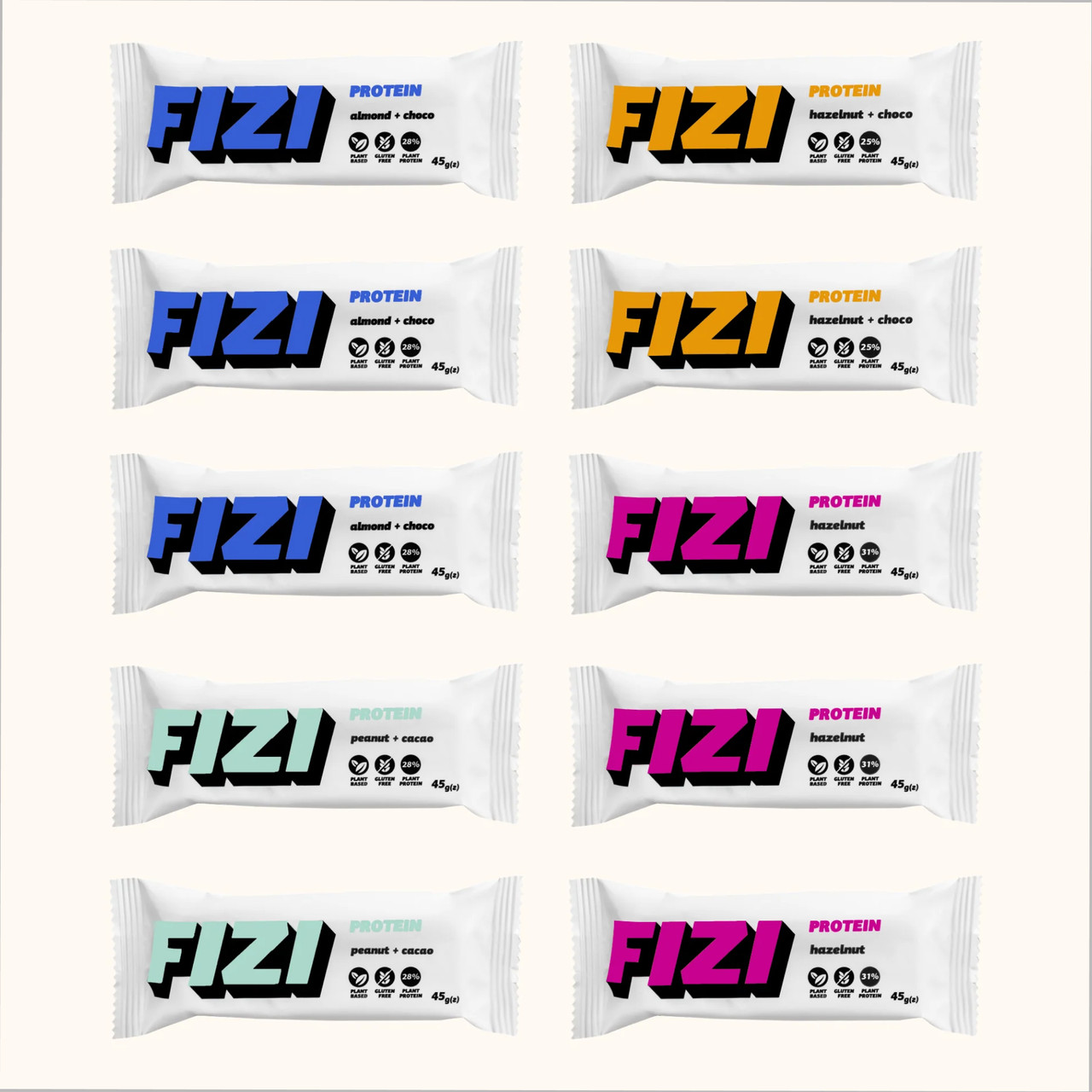 FIZI Protein Box 10x45g, фото №2