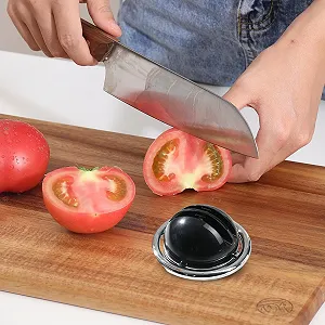 Точило для ножів ручна універсальна нековзна з присоскою та подвійним слотом synthetic.ua - Фото 1