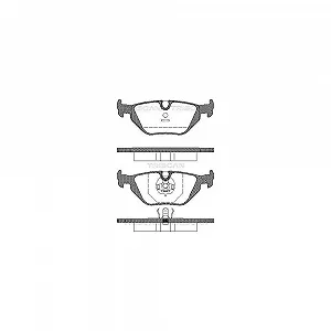 Комплект тормозных колодок, дисковый тормоз TRISCAN 8110 11001 для BMW задний мост - Фото 1
