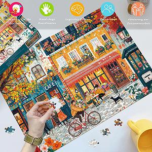 Пазл HUADADA Romantic Road 1000 деталей 70 x 50 см synthetic.ua - Фото 1