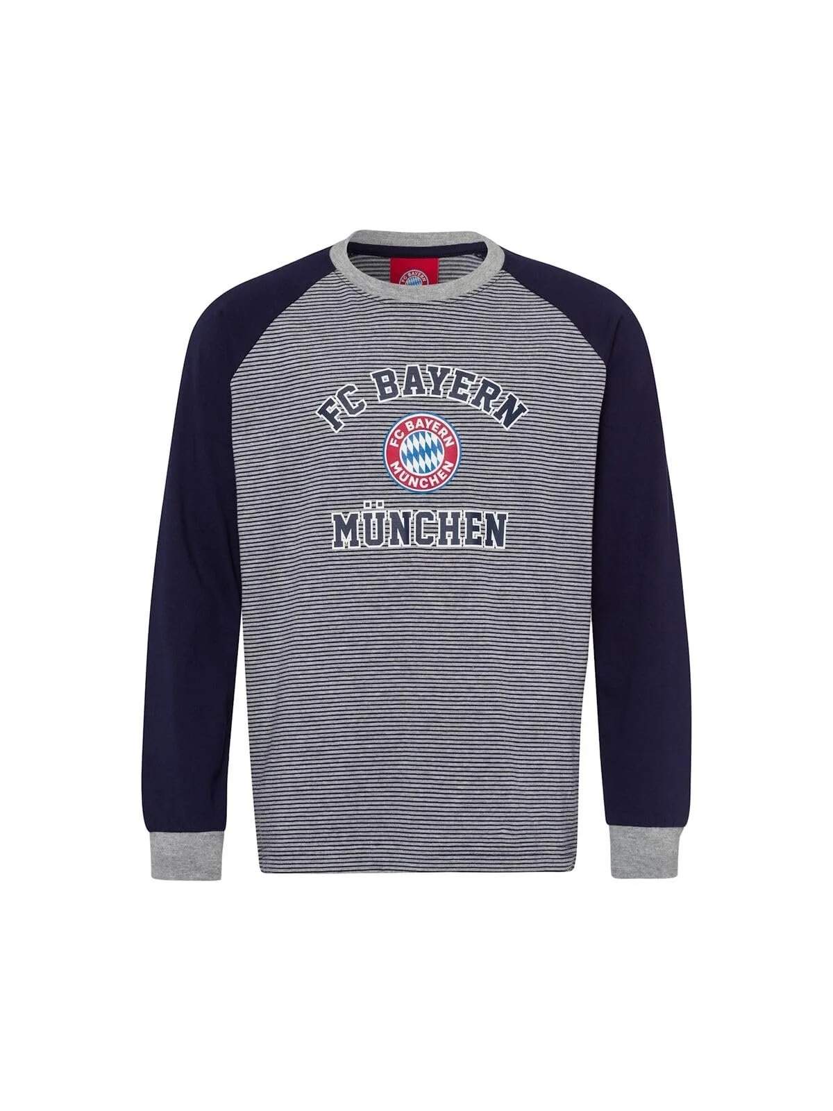 Піжама FC Bayern München Дитяча В Смужку Синьо-Сіра, фото №1
