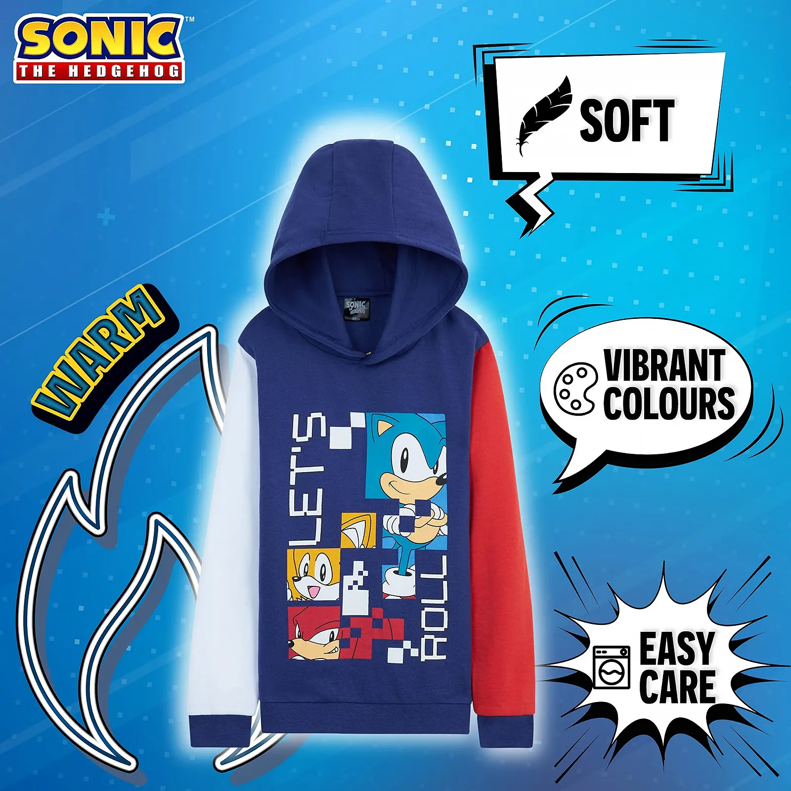 Детское худи SONIC THE HEDGEHOG для мальчиков 4-12 лет, крутое худи для мальчиков-подростков, унисекс, фото №6 Детское худи SONIC THE HEDGEHOG для мальчиков 4-12 лет, крутое худи для мальчиков-подростков, унисекс, фото №6