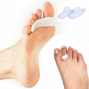 Коректор для пальців ніг Pedimend, 1 пара, силіконовий, для полегшення болю при молоткоподібних пальцях - Фото 1