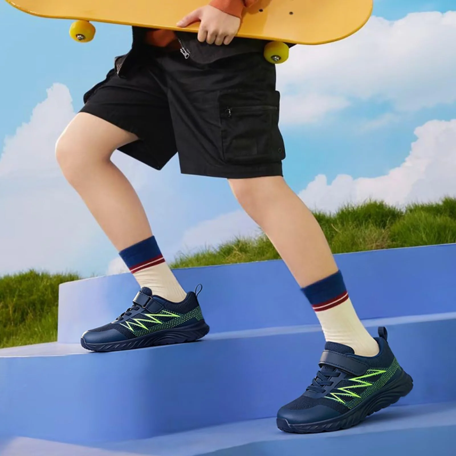 ADQ Детские унисекс кроссовки для девочек и мальчиков Спортивная обувь дышащие кроссовки для бега в помещении, фото №2 ADQ Детские унисекс кроссовки для девочек и мальчиков Спортивная обувь дышащие кроссовки для бега в помещении, фото №2