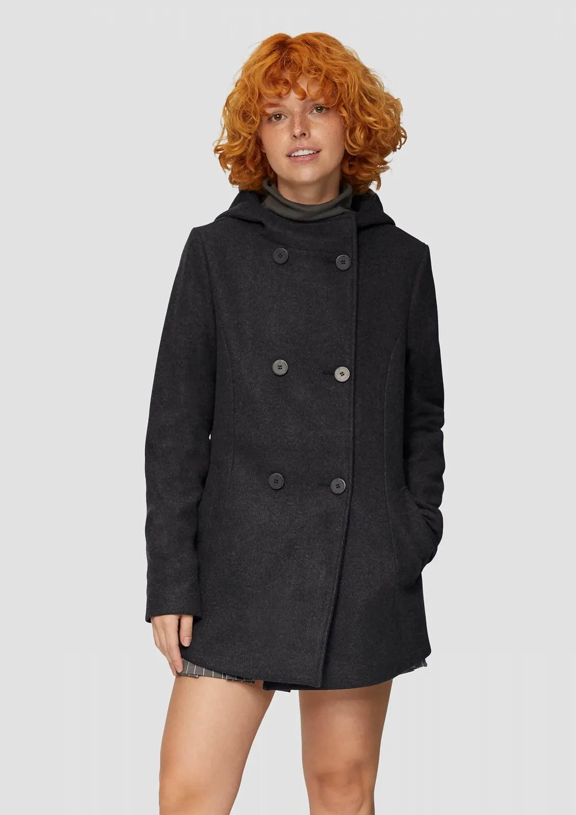 Пальто QS Женское Шерстяное, фото №3