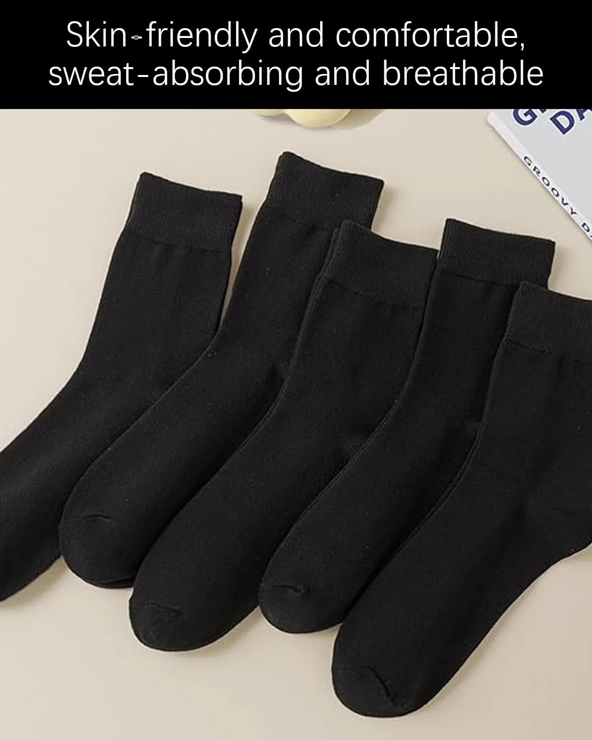 Носки Хлопковые Тонкие Спортивные Женские (6 пар), фото №6 Носки Хлопковые Тонкие Спортивные Женские (6 пар), фото №6