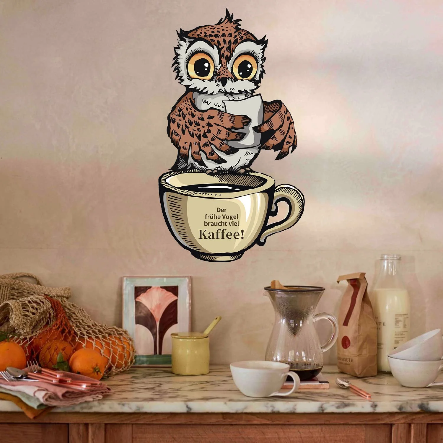 Наклейка на стіну TOARTI Coffee Beans 46 x 27 cm, фото №7