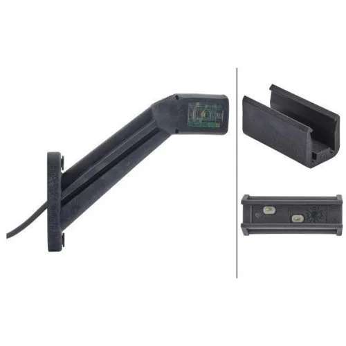 Габаритний ліхтар HELLA 2XS 011 744-071 для DAF MAN SCANIA лівий бічний монтаж, фото №2