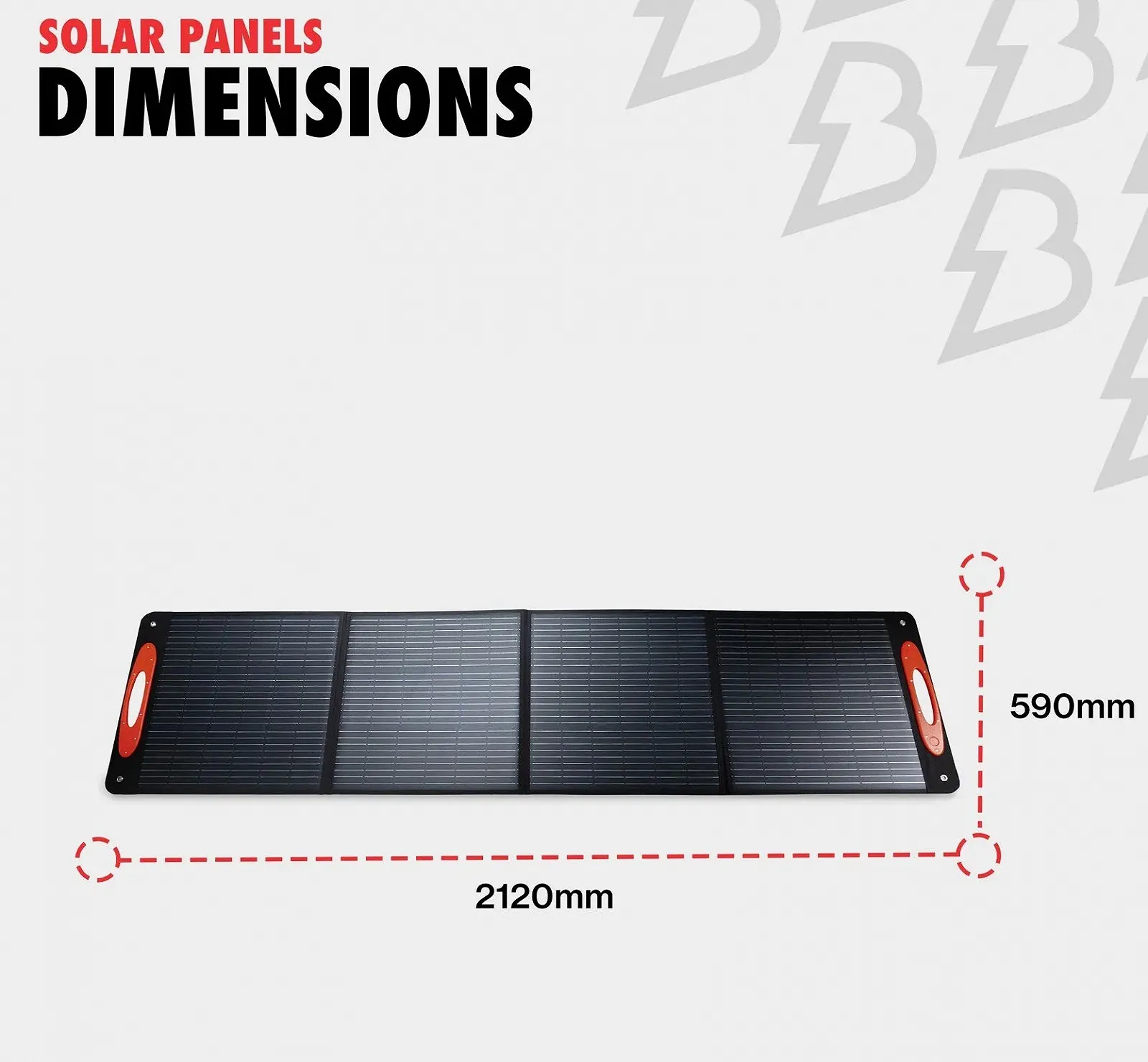 Портативна сонячна панель Bimson Power BP200WSP 200 Вт  Anderson / DC7909 / XT60 (монокристалічна), фото №5