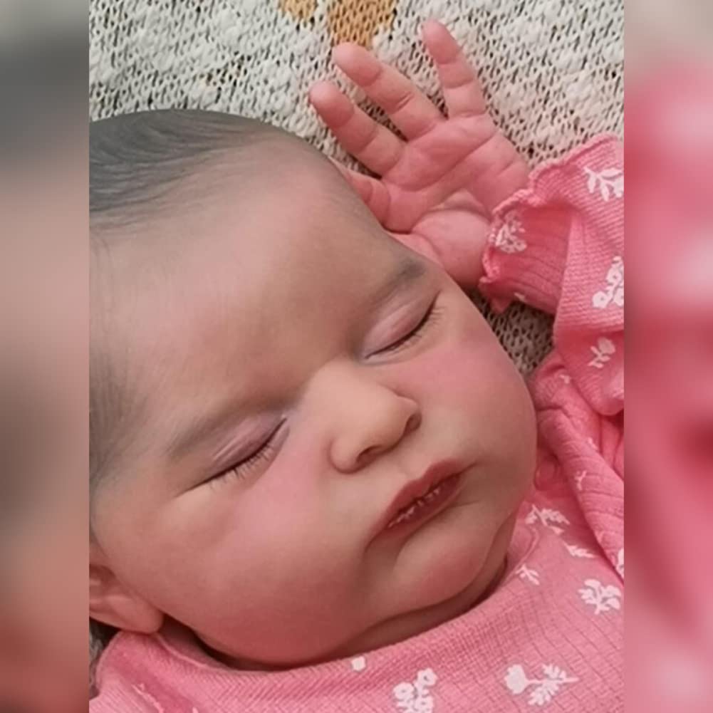 Кукла LONIAN Reborn Baby 52см Реалистичная Мягкое тело Ручная работа Живые куклы для девочек на день рождения, фото №4