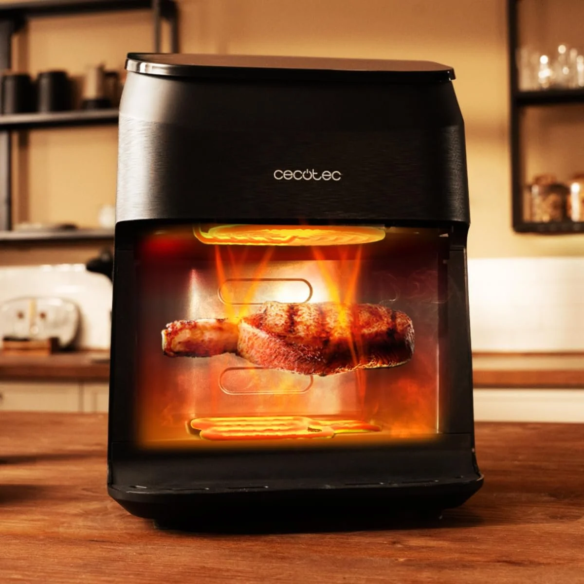 Мультипечь Cecotec Cecofry & Grill Smokin' 4500 4.5 L 1900 W, фото №3 Мультипечь Cecotec Cecofry & Grill Smokin' 4500 4.5 L 1900 W, фото №3