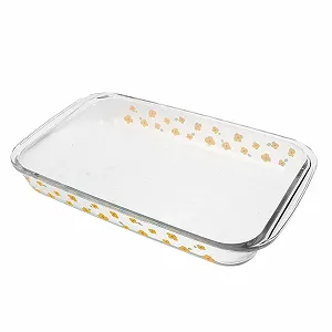 Форма для запікання прямокутна скляна 22 L термостійка - Фото 1