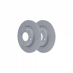 Гальмівний диск ATE 24.0110-0187.1 для CITROËN PEUGEOT, задня вісь, передня вісь synthetic.ua - Фото 1