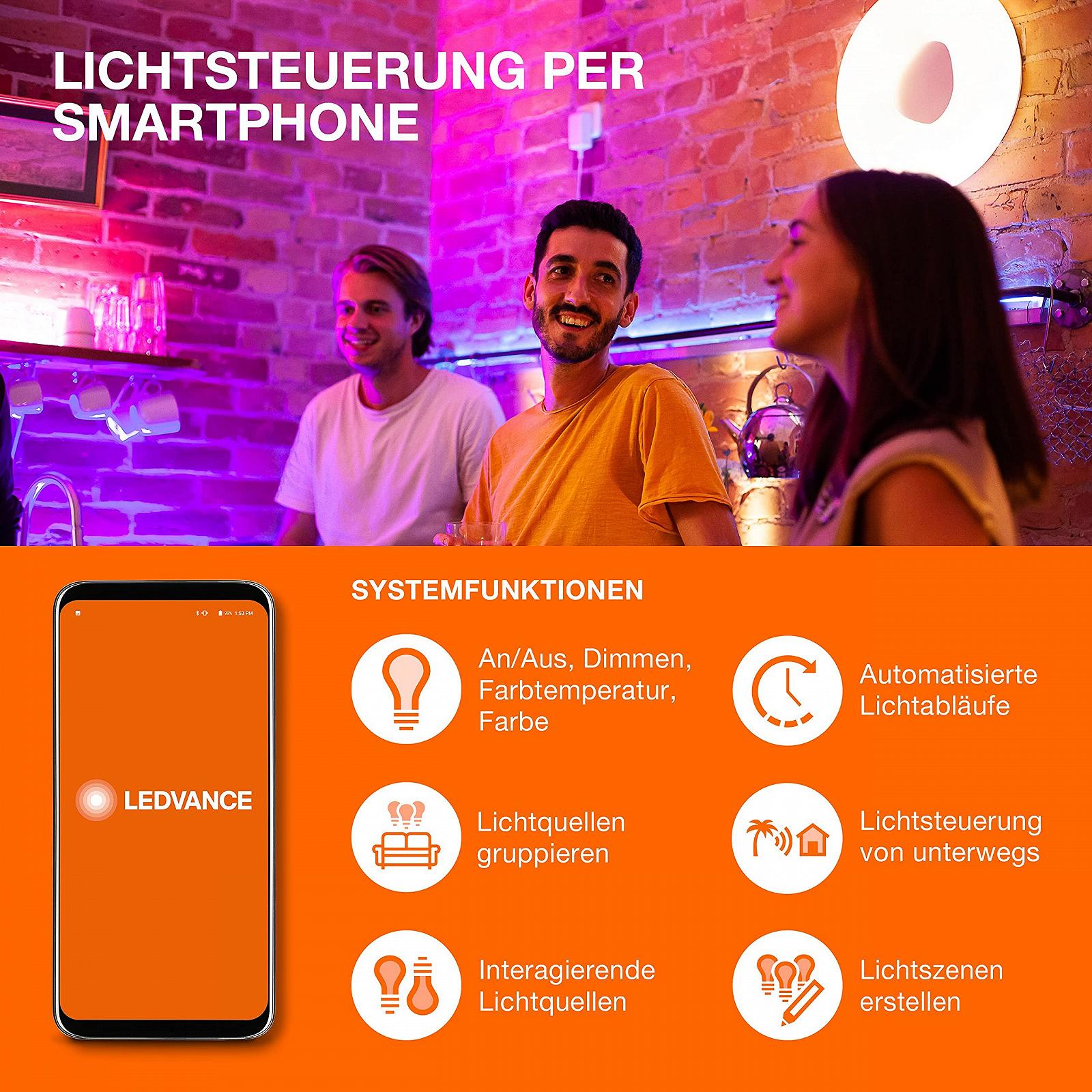 Розетка с функцией переключения LEDVANCE Smart+ ZigBee для управления освещением в вашем умном доме, совместима с Echo Plus и Echo Show (2-го поколения), совместима с Philips Hue Bridge, 4 шт., фото №4