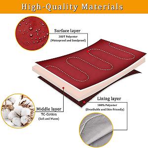 Спальний мішок Premium Широкий з переносною сумкою, теплий для дорослих та дітей synthetic.ua - Фото 1