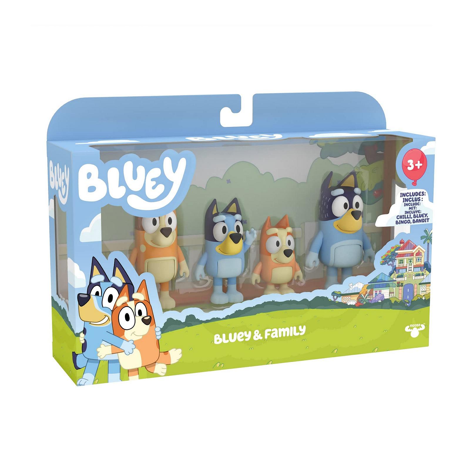 Фігурки BlueY Сімейний набір Бінго, Мама Чілі та Папа Бандит Багатоколірний, фото №4