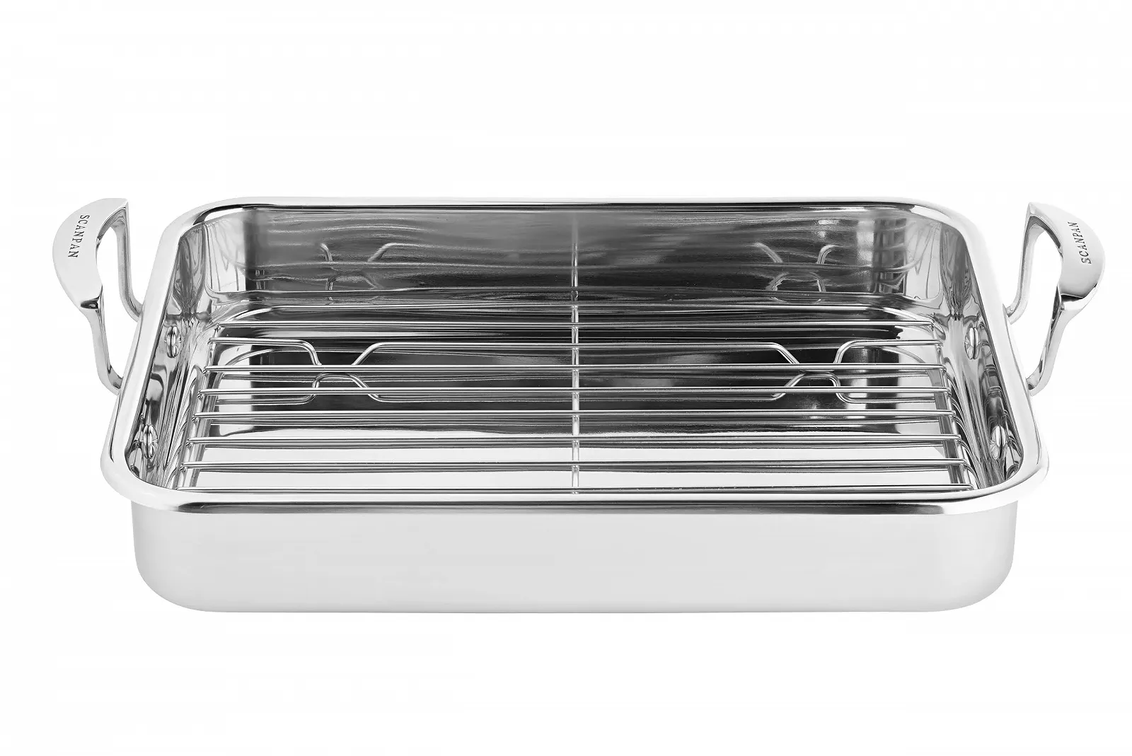 Форма для запікання Scanpan Impact 43 x 28 см 4.5 л з решіткою Нержавіюча сталь, фото №2 Форма для запікання Scanpan Impact 43 x 28 см 4.5 л з решіткою Нержавіюча сталь, фото №2