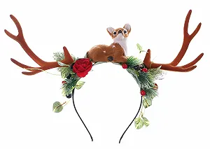 Купити Обруч Штучні рослини з оленячими рогами - Фото 1 Обруч Штучні рослини з оленячими рогами - Фото 1