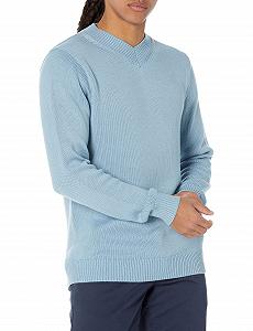 Пуловер з V-подібним вирізом Amazon Essentials Regular Fit - Фото 1