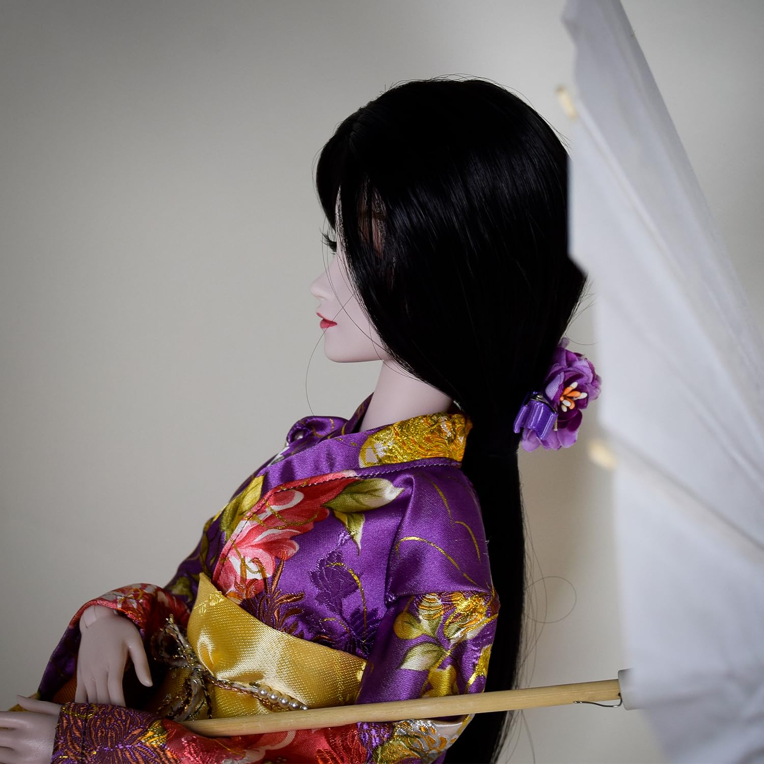 Кукла Cherry Sakura Ms 1/3 BJD SD 60 см 24 дюйма кимоно шарнирная, фото №9