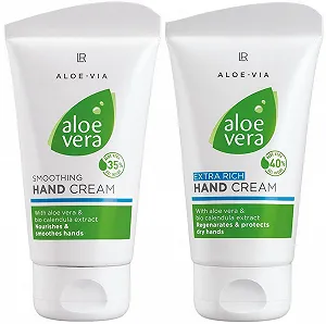 Набор для ухода за руками LR ALOE VIA Aloe Vera (75 мл Смягчающий крем для рук и 75 мл Крем для рук Extra Rich) - Фото 1