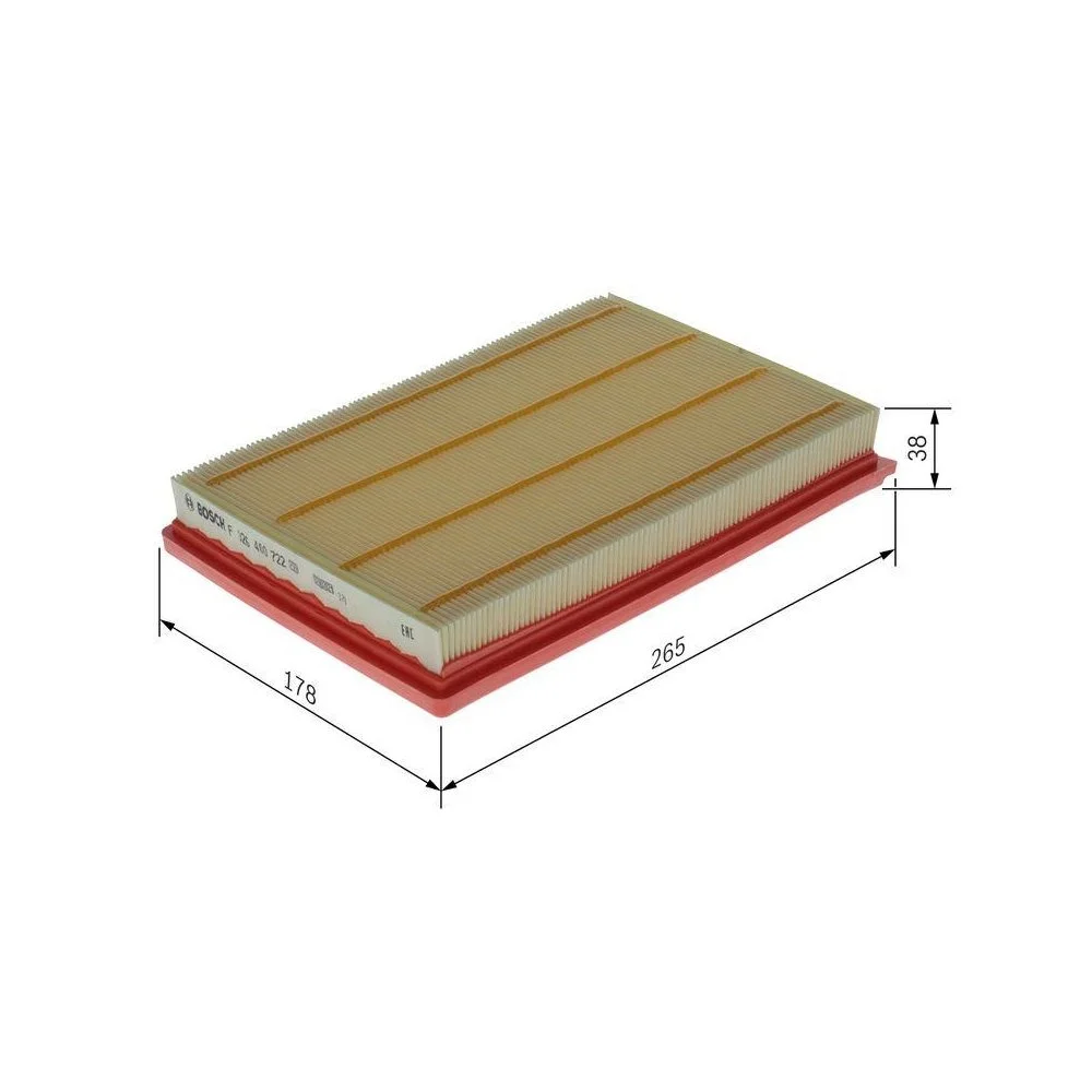 Повітряний фільтр BOSCH F 026 400 722 для MERCEDES-BENZ, фото №1 Повітряний фільтр BOSCH F 026 400 722 для MERCEDES-BENZ, фото №1