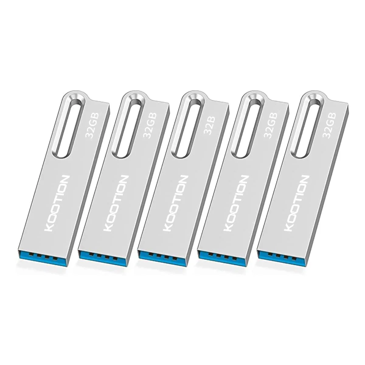 USB-накопичувачі KOOTION 32GB 5 шт. Сріблястий, фото №1 USB-накопичувачі KOOTION 32GB 5 шт. Сріблястий, фото №1