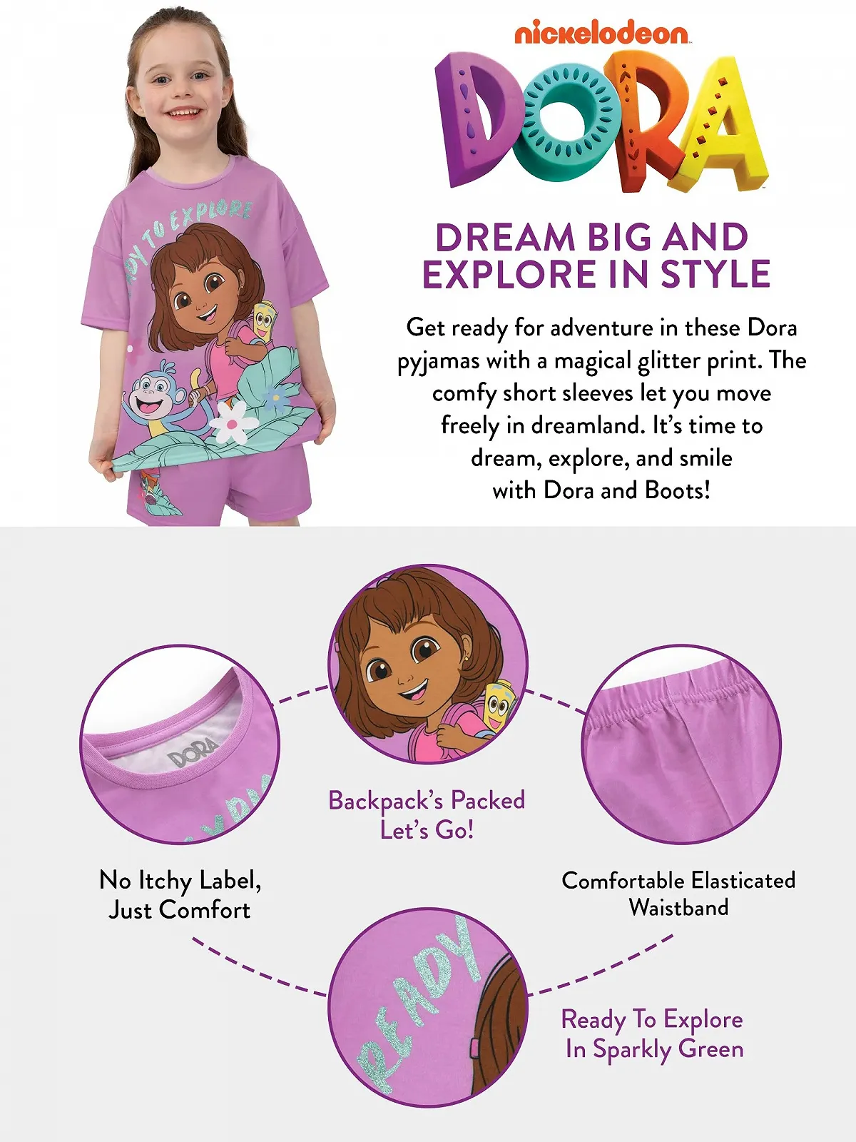 Пижама DORA Короткая детская летняя, фото №7 Пижама DORA Короткая детская летняя, фото №7