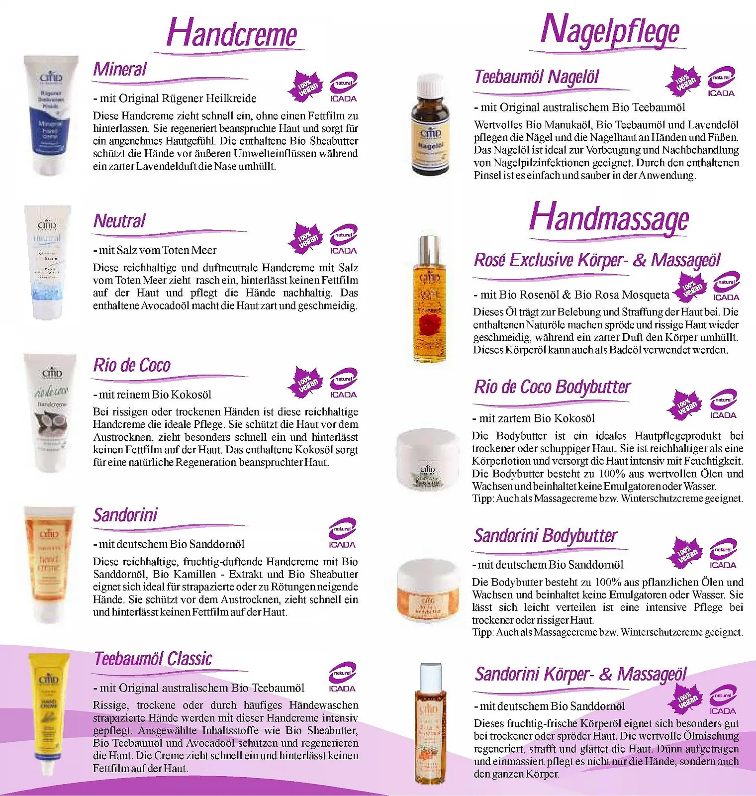 Крем для рук CMD Sandorini з олією обліпихи, 2 шт (органічна, натуральна косметика), фото №3