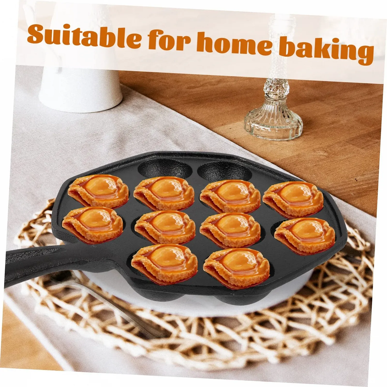 Форма для запікання равликів Sosoport чавунна антипригарна термостійка з рукавичками та пензликом, фото №3