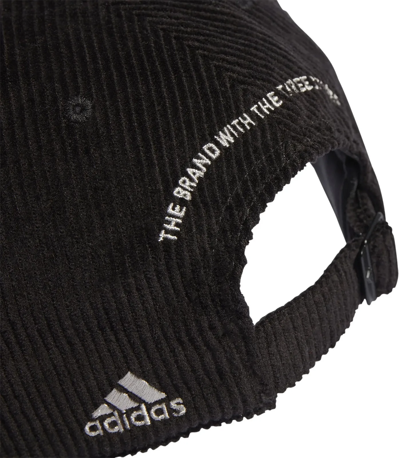 Кепка adidas Corduroy Low Dad Unisex Черный/Серый Два, XS, фото №3 Кепка adidas Corduroy Low Dad Unisex Черный/Серый Два, XS, фото №3