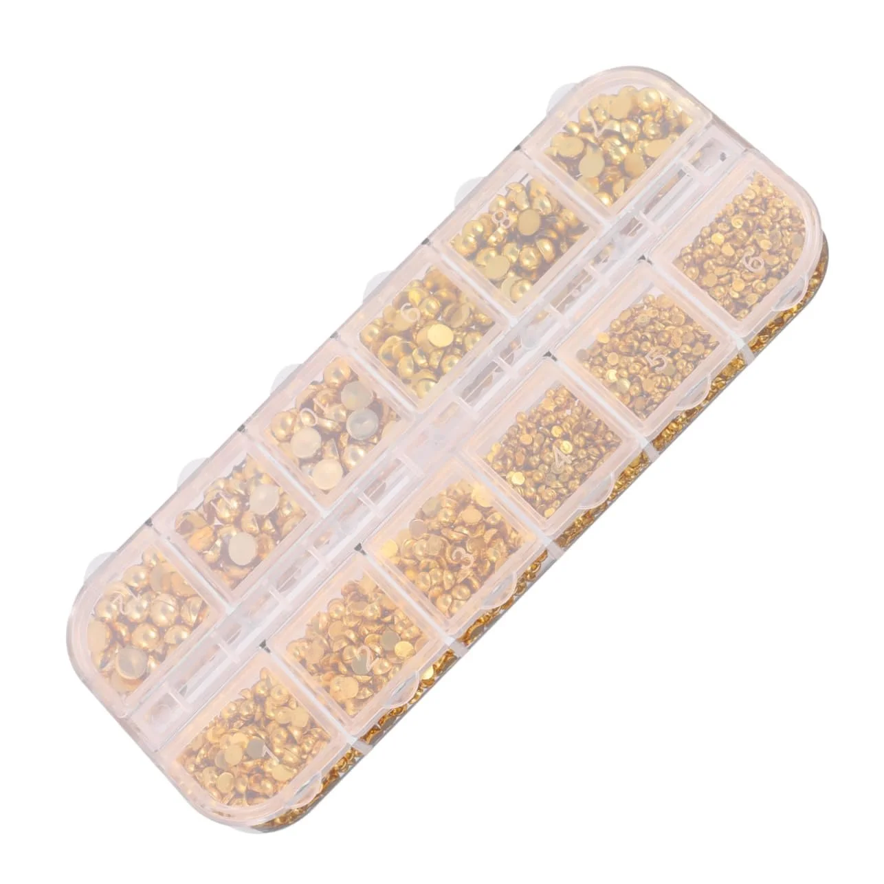 Наклейки для ногтей, FRCOLOR, золотые полукруги, дизайн со стразами для маникюра, фото №8