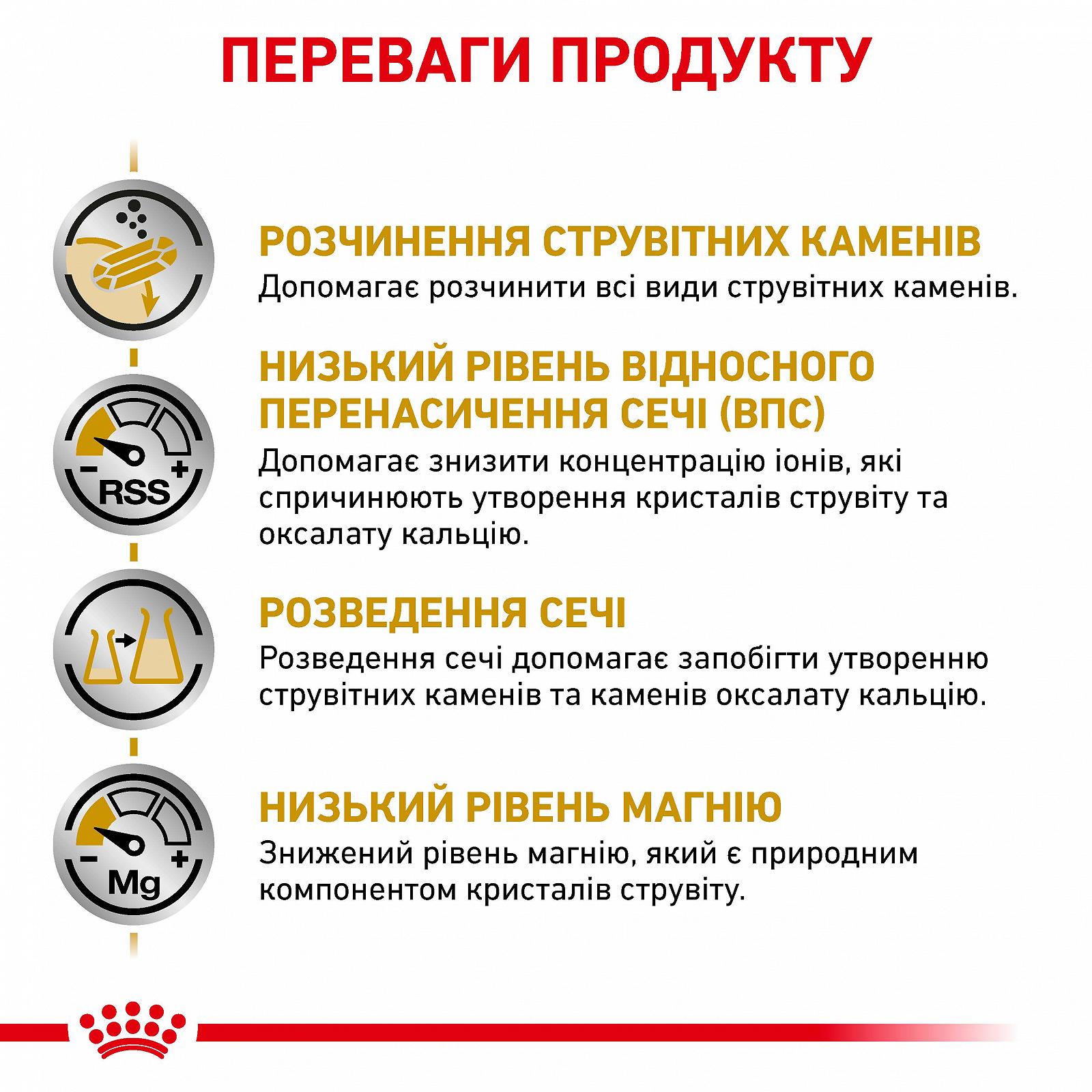 Сухой корм для собак Royal Canin Urinary S/O при лечении и профилактике мочекаменной болезни 2 кг 3182550711036 93091 39130201, фото №4 Сухой корм для собак Royal Canin Urinary S/O при лечении и профилактике мочекаменной болезни 2 кг 3182550711036 93091 39130201, фото №4