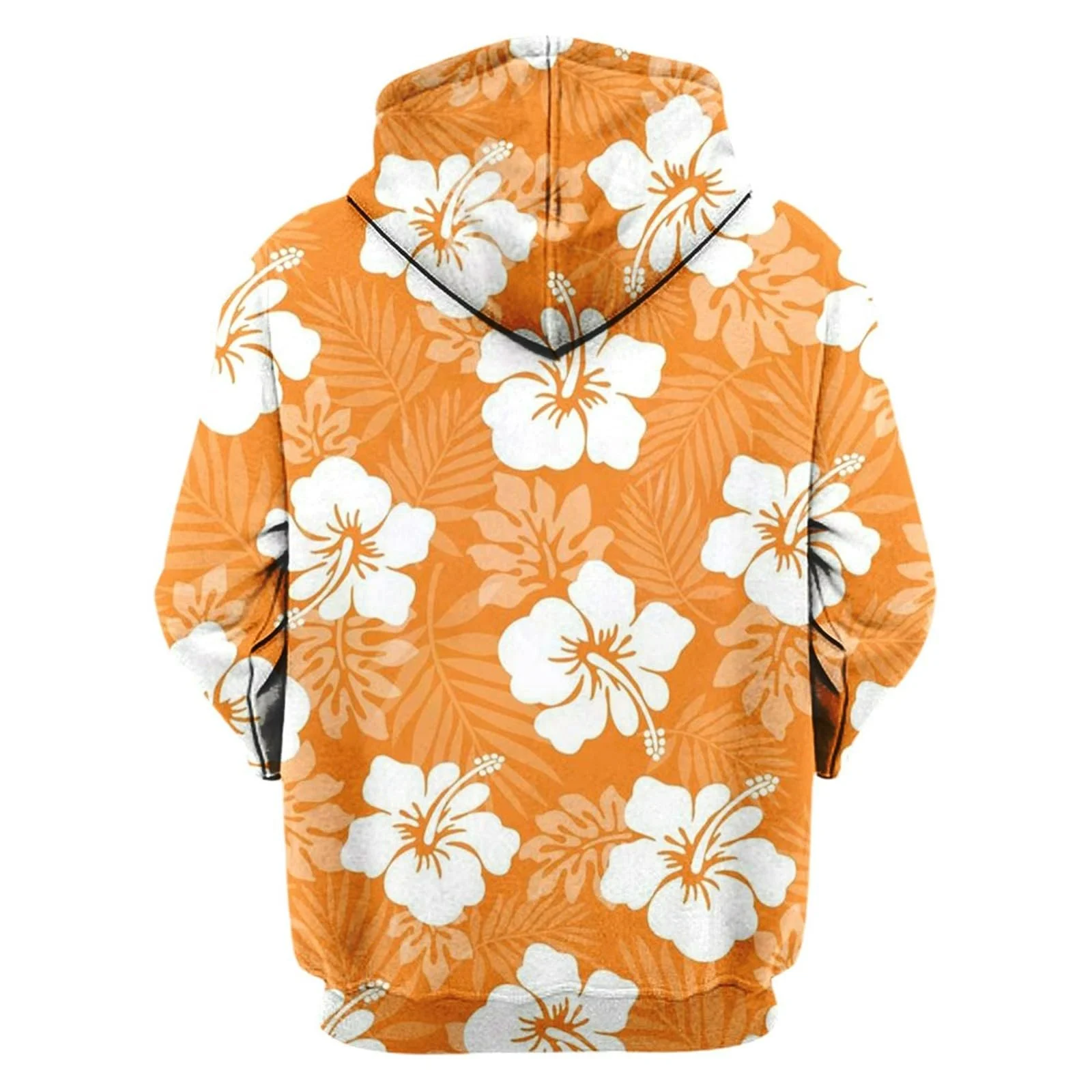 Худи Générique Женская С принтом Гавайские Цветы Длинный Рукав Осень-Зима Oversize, фото №3 Худи Générique Женская С принтом Гавайские Цветы Длинный Рукав Осень-Зима Oversize, фото №3