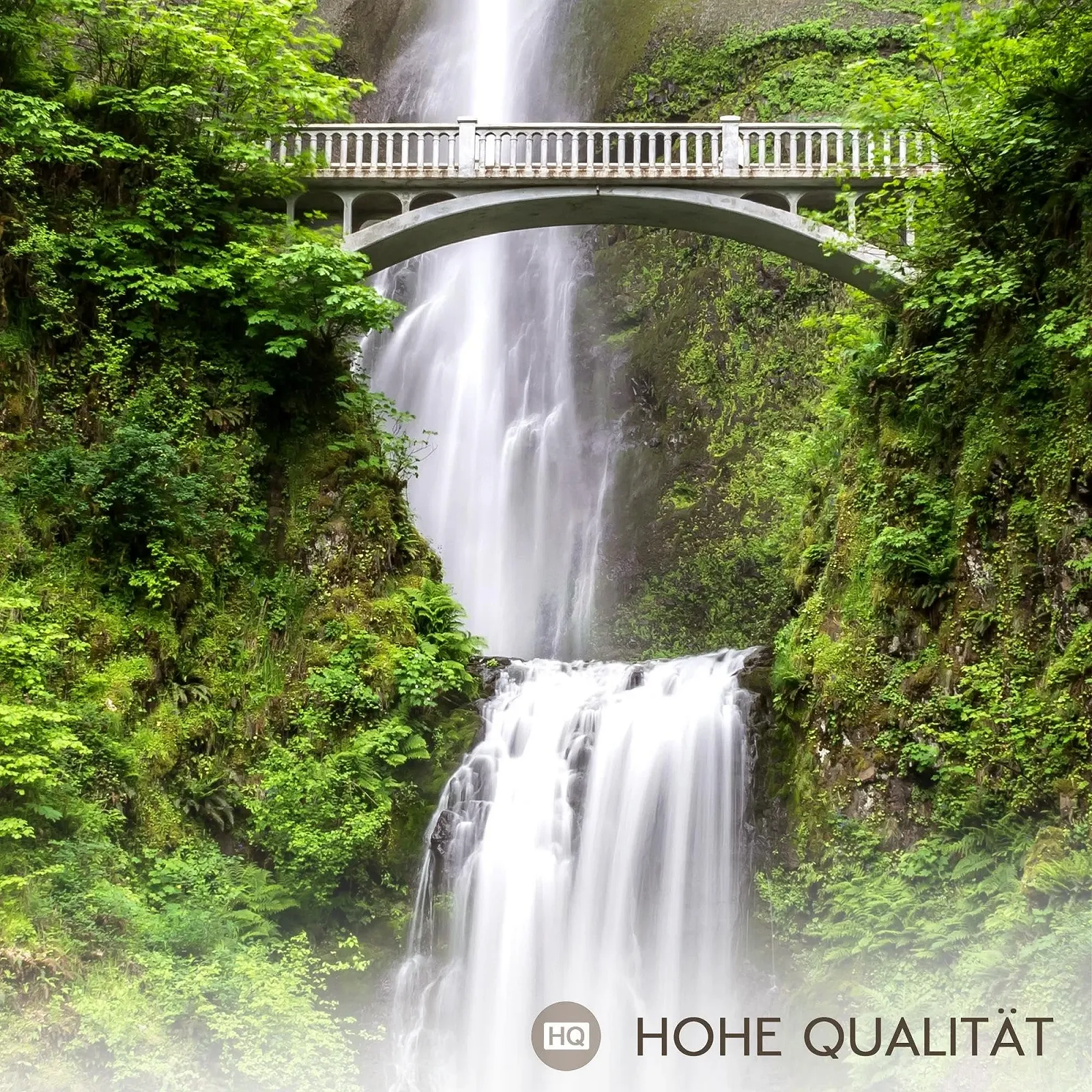 Настінна картина Novart Лісовий водоспад 7 панелей N033971a Зелена, фото №6 Настінна картина Novart Лісовий водоспад 7 панелей N033971a Зелена, фото №6