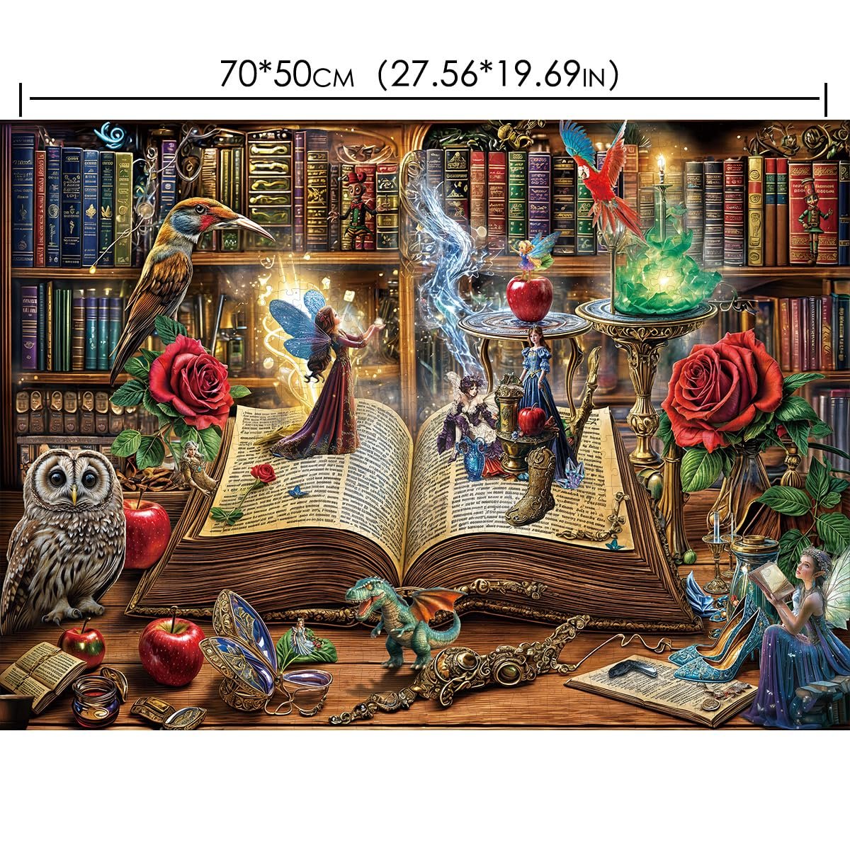 Пазл Magic Book House Theme 1000 елементів 70 x 50 см, фото №2