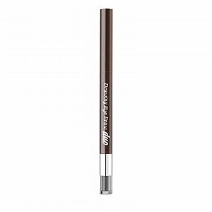 Гель для фиксации бровей и Пудра для бровей Два в одном Водостойкий Автоматическое вращение Набор для всех типов кожи Трафарет (D Один размер) - Фото 1