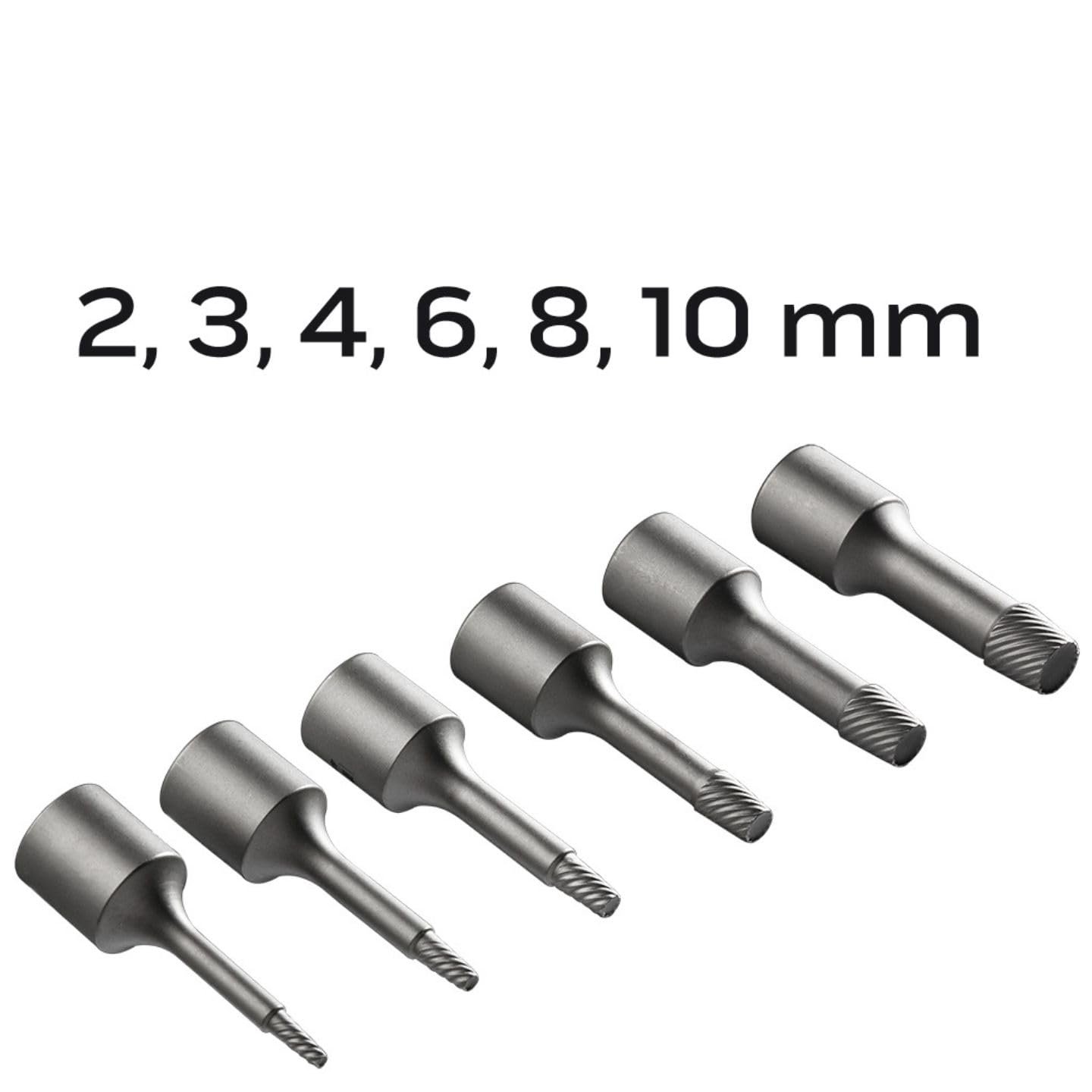 Набір екстракторів для гвинтів NEO TOOLS 6 шт 3/8 Torx, фото №2 Набір екстракторів для гвинтів NEO TOOLS 6 шт 3/8 Torx, фото №2