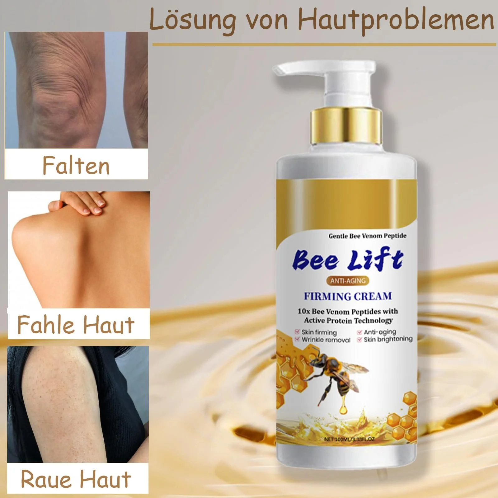 Лосьон для тела с пчелиным ядом для ухода за телом, мазь с пчелиным ядом против морщин, крем с витамином Е и пчелиным ядом, увлажняющий крем и крем для тела для сухого тела, фото №6 Лосьон для тела с пчелиным ядом для ухода за телом, мазь с пчелиным ядом против морщин, крем с витамином Е и пчелиным ядом, увлажняющий крем и крем для тела для сухого тела, фото №6