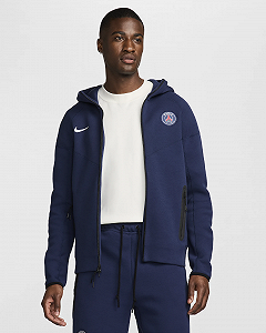 Світшот tech fleece zip hoodie PSG M - Фото 1