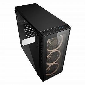 Корпус Sharkoon TG4 RGB / без БП / Midi-Tower / 4x120mm RGB / ATX / USB 3.0 / Черный synthetic.ua - Фото 1