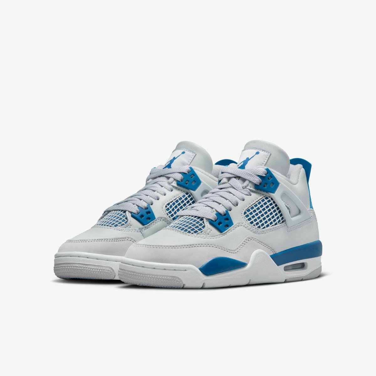 Кросівки Jordan 4 Retro Military Blue (2024) (GS) 38, фото №5