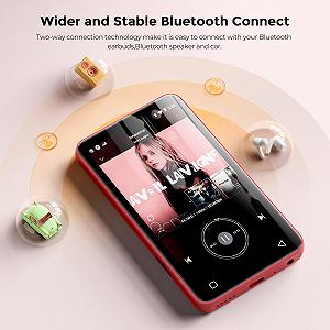 MP3 плеер innioasis Spotify 160 ГБ Bluetooth Wi-Fi Красный - Фото 1