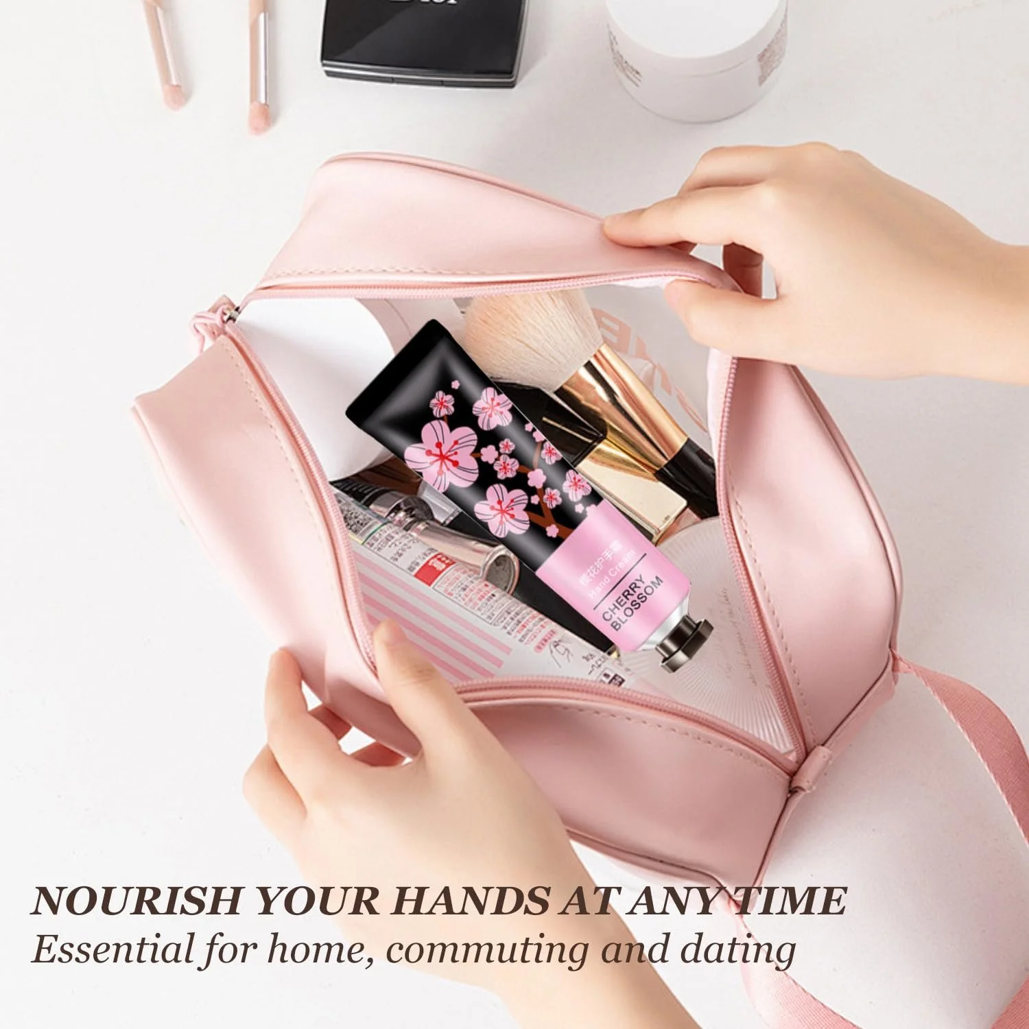 Набор кремов для рук, 6 шт мини-кремов для рук, подарочный набор, крем для рук для очень сухой потрескавшейся кожи рук женщин и мужчин, подарочный набор на День Святого Валентина, День матери, фото №6