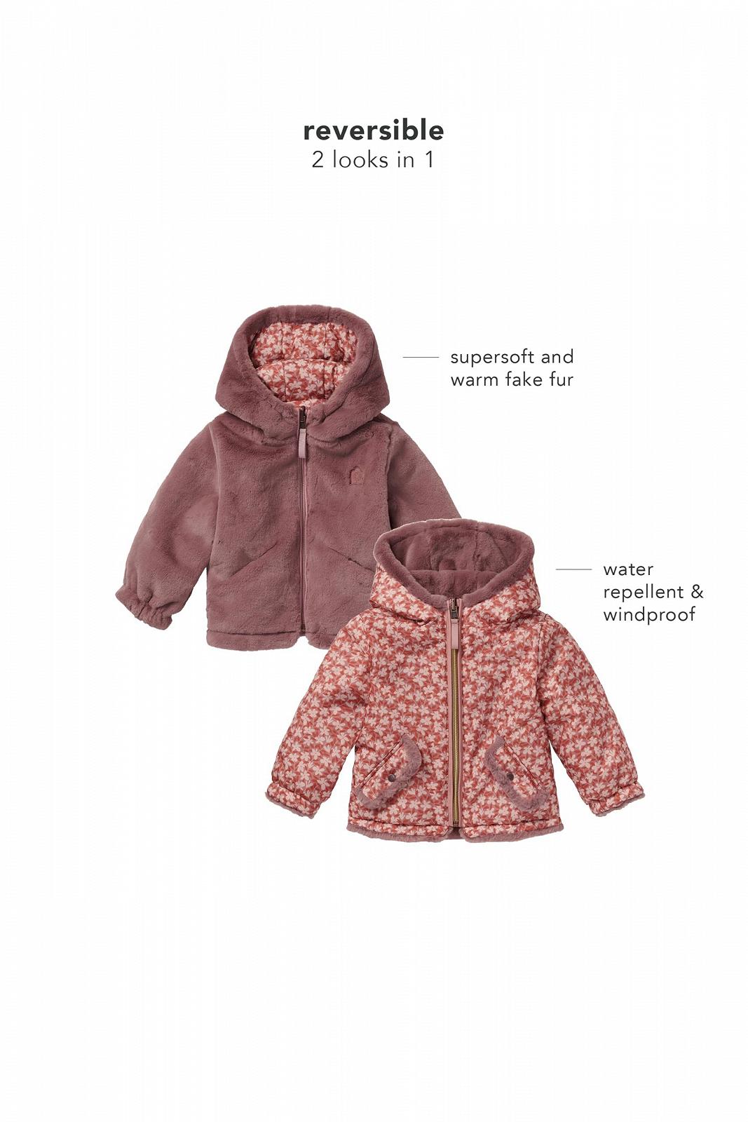 Двосторонній жакет Noppies Baby Girls Feria Allover Print, фото №3