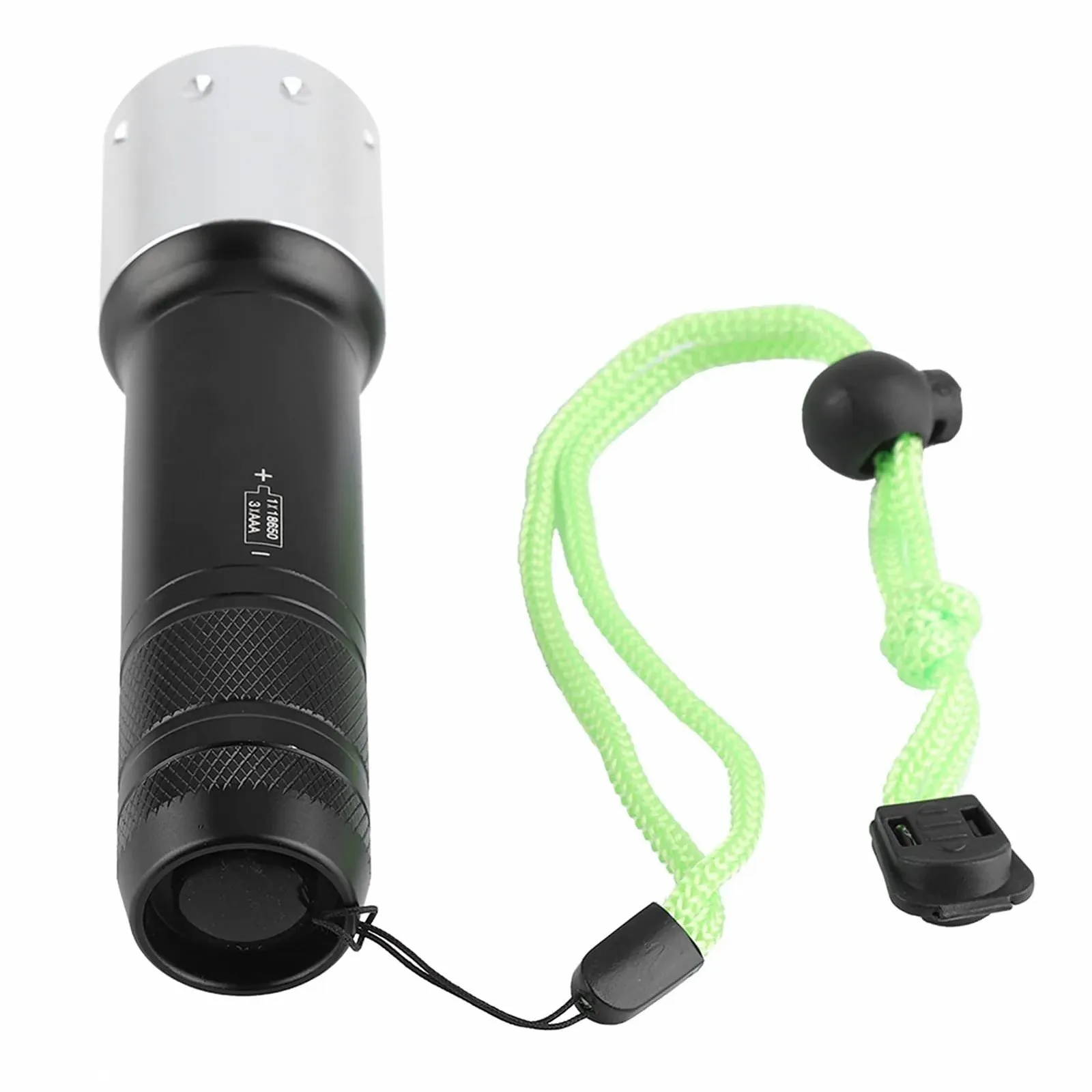 LED Ліхтар Алюмінієвий сплав Водонепроникний для дайвінгу 3 режими для дому Кемпінгу Подорожей, фото №3 LED Ліхтар Алюмінієвий сплав Водонепроникний для дайвінгу 3 режими для дому Кемпінгу Подорожей, фото №3