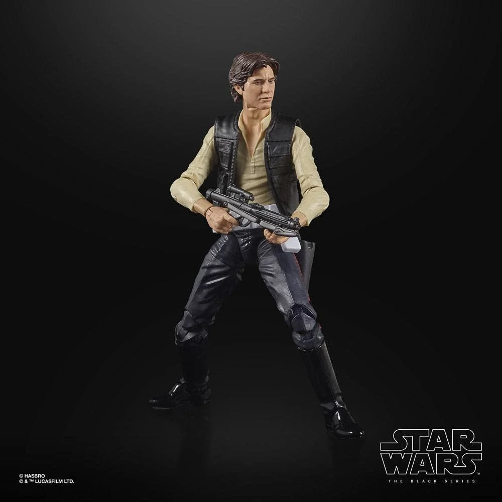 Экшн-фигурка Hasbro Star Wars The Black Series Lucasfilm 50th Anniversary Han Solo RXZER23 F32655L0 клюквенный, фото №4