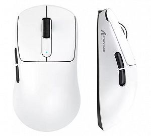 Игровая мышка Attack Shark V5 White PAW3950MAX 42K DPI 8000Гц 750IPS 50G - Фото 1