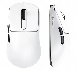 Игровая мышка Attack Shark V5 White PAW3950MAX 42K DPI 8000Гц 750IPS 50G - Фото 1