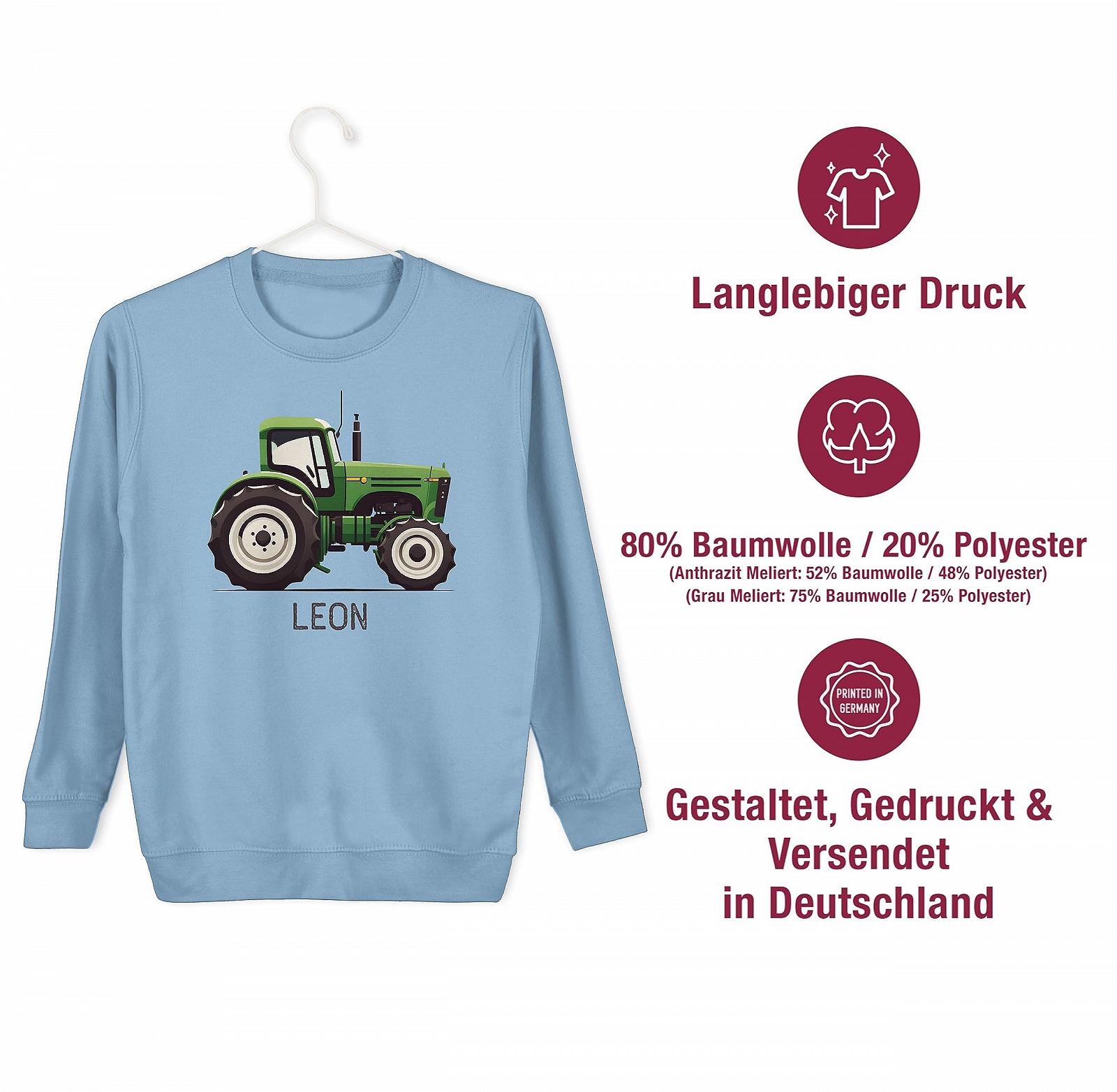 Свитшот Shirtracer Детский Свитер Для Мальчиков Девочек - Трактор Фермер Сельское Хозяйство, фото №4